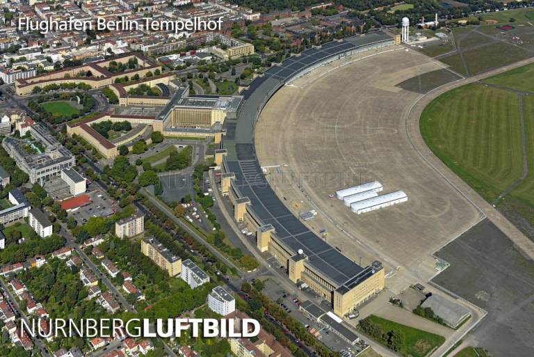 Flughafen Berlin-Tempelhof, Luftaufnahme