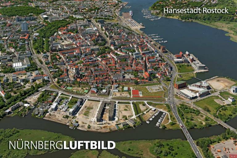 Hansestadt Rostock, Luftaufnahme