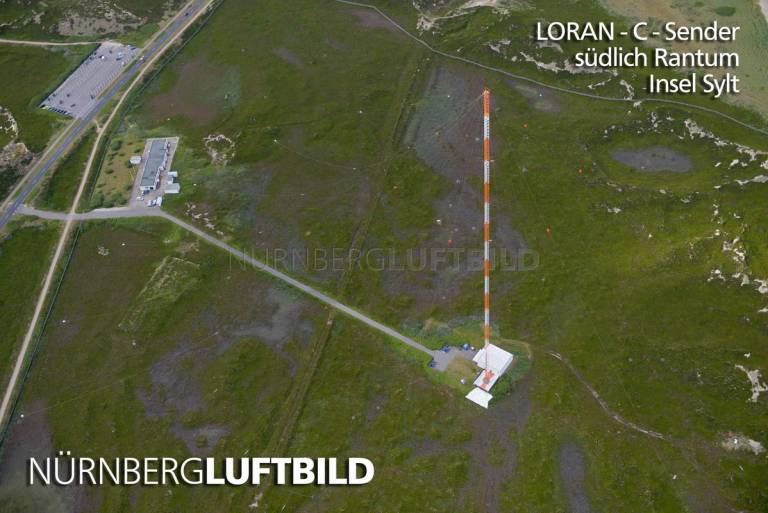 LORAN - C - Sender, südlich Rantum, Insel Sylt, Luftbild