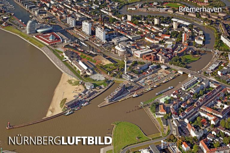 Bremerhaven, Luftaufnahme
