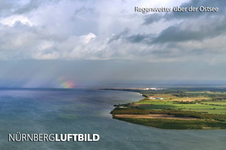 Regenwetter über der Ostsee