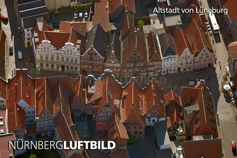 Altstadt Lüneburg, Luftaufnahme