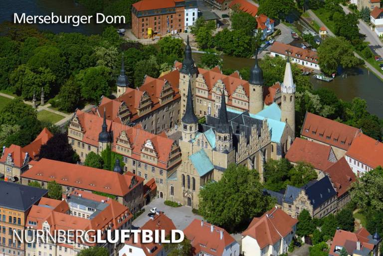 Merseburger Dom, Luftaufnahme
