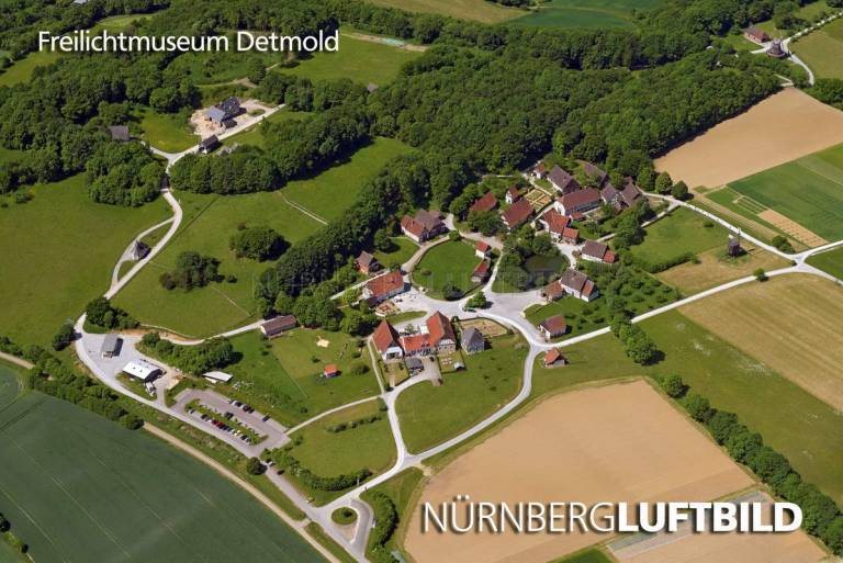 Freilichtmuseum Detmold, Luftaufnahme