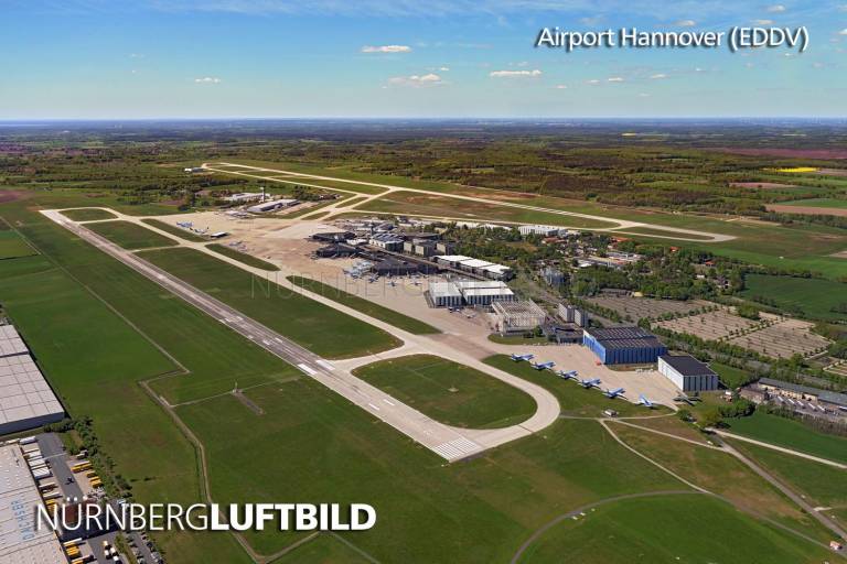Airport Hannover (EDDV), Luftaufnahme