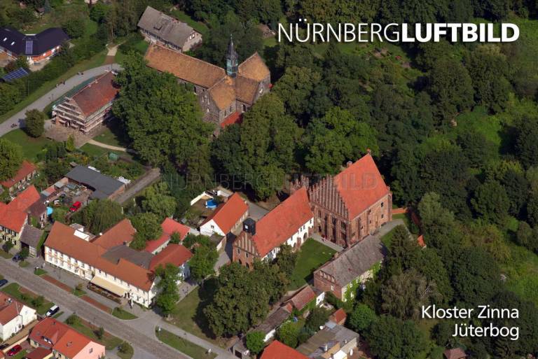 Kloster Zinna in Jüterbog, Luftaufnahme