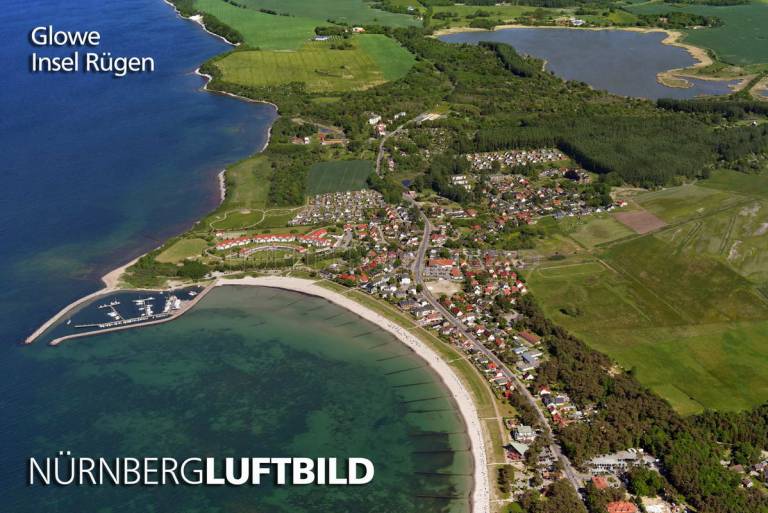 Glowe, Insel Rügen, Luftaufnahme