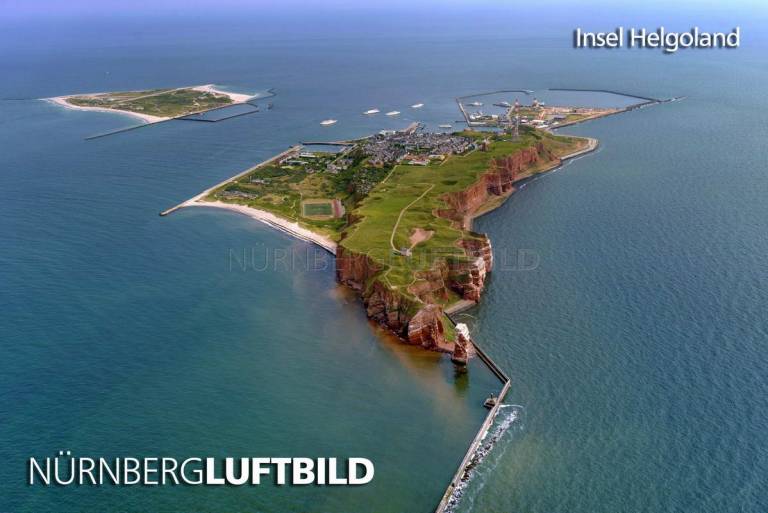 Insel Helgoland, Luftaufnahme