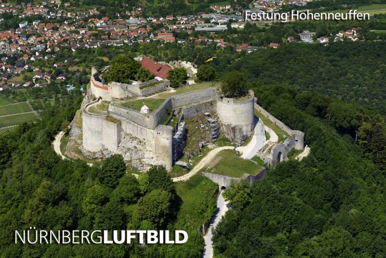 Festung Hohenneuffen, Luftaufnahme