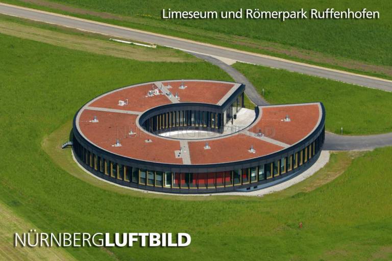 Limeseum und Römerpark Ruffenhofen, Luftaufnahme