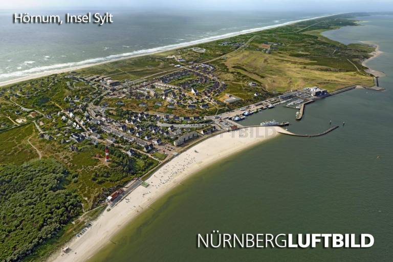 Hörnum auf der Insel Sylt, Luftbild