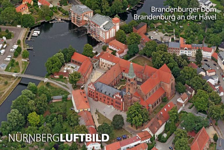 Brandenburger Dom, Brandenburg an der Havel, Luftbild
