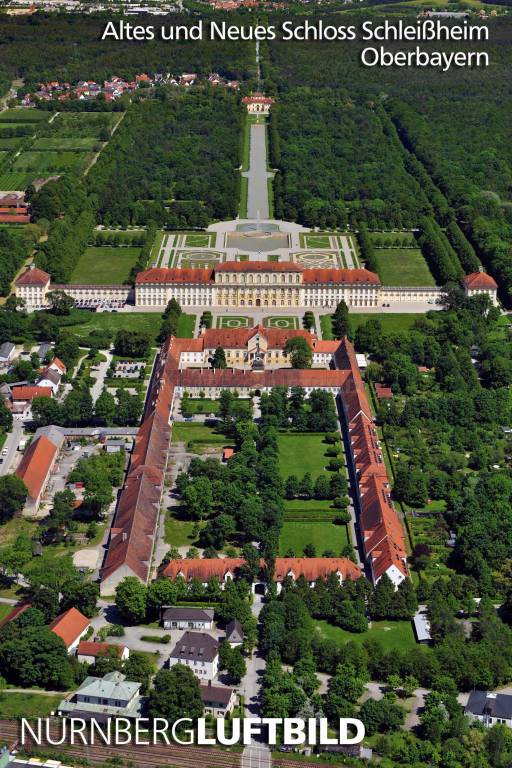 Altes und Neues Schloss Schleißheim, Luftbild