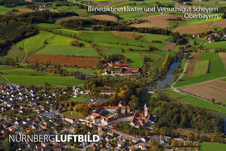 Benediktinerkloster und Versuchsgut Scheyern, Oberbayern
