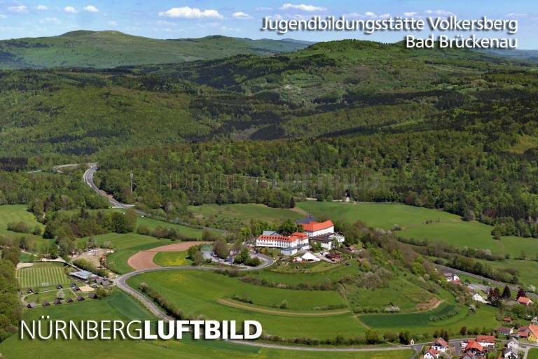 Jugendbildungsstätte Volkersberg, Luftaufnahme