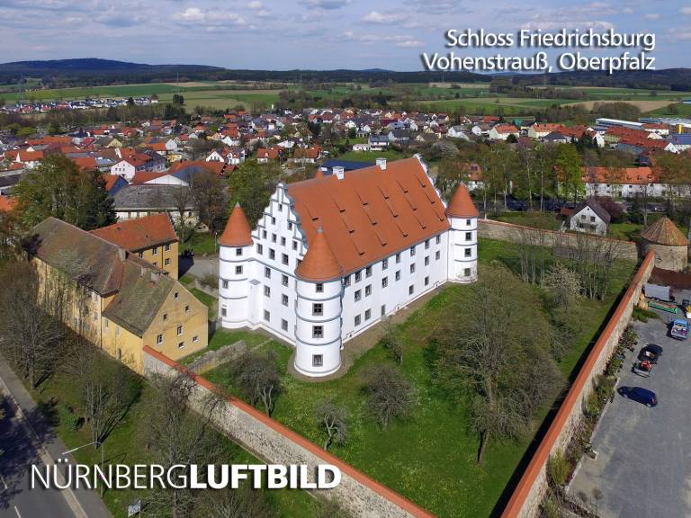 Schloss Friedrichsburg, Vohenstrauß, Luftaufnahme