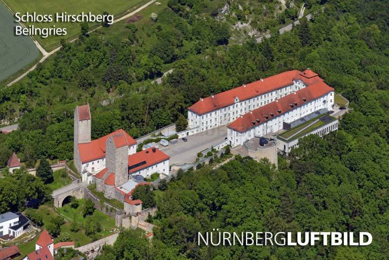 Schloss Hirschberg, Beilngries, Luftaufnahme