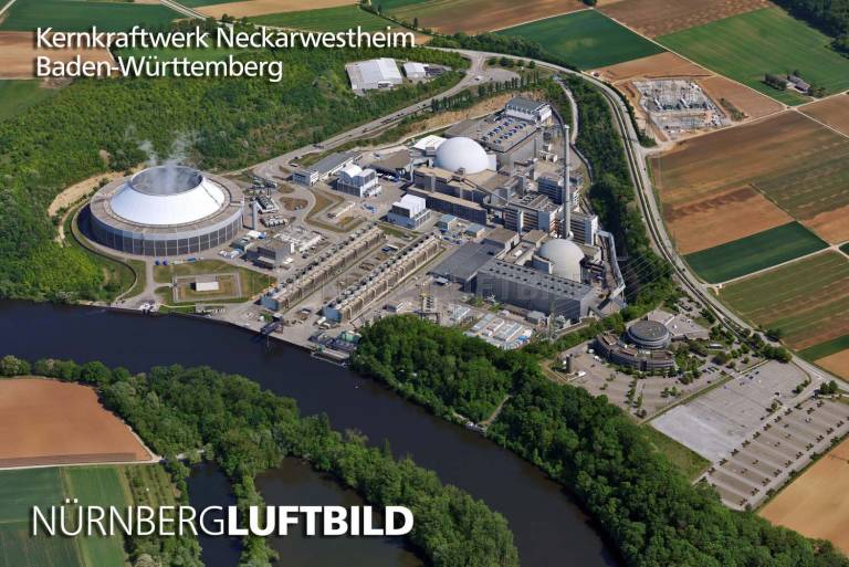 Kernkraftwerk Neckarwestheim, Luftaufnahme