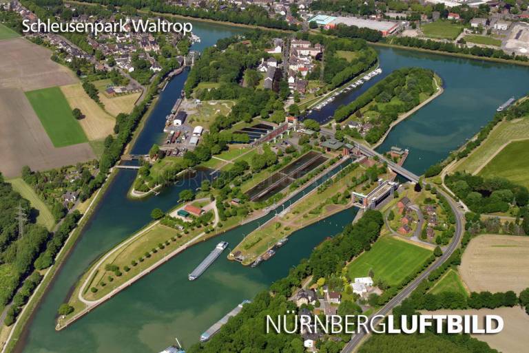 Schleusenpark Waltrop, Luftaufnahme