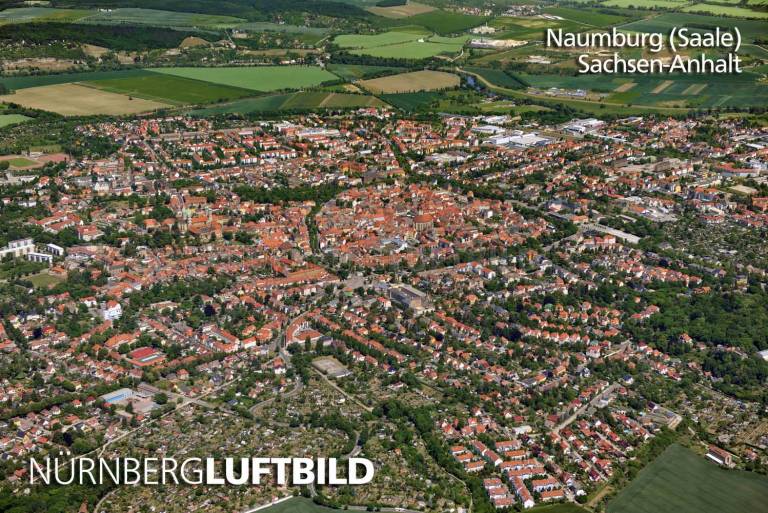 Naumburg (Saale), Luftaufnahme