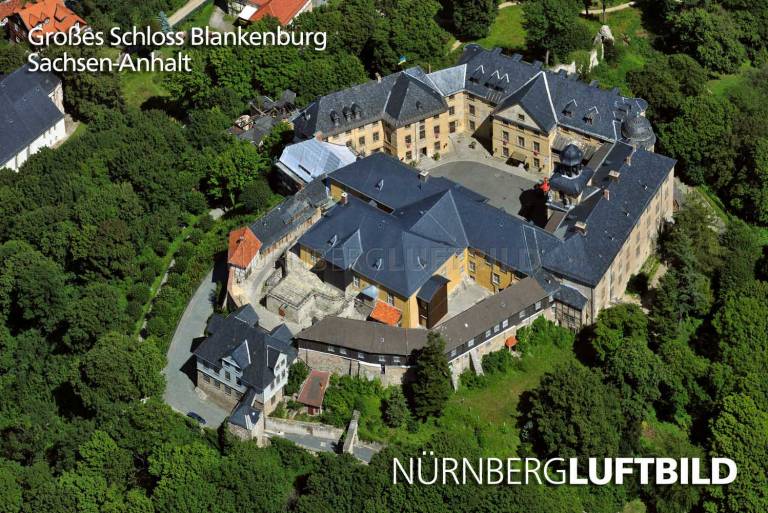 Großes Schloss Blankenburg, Luftaufnahme