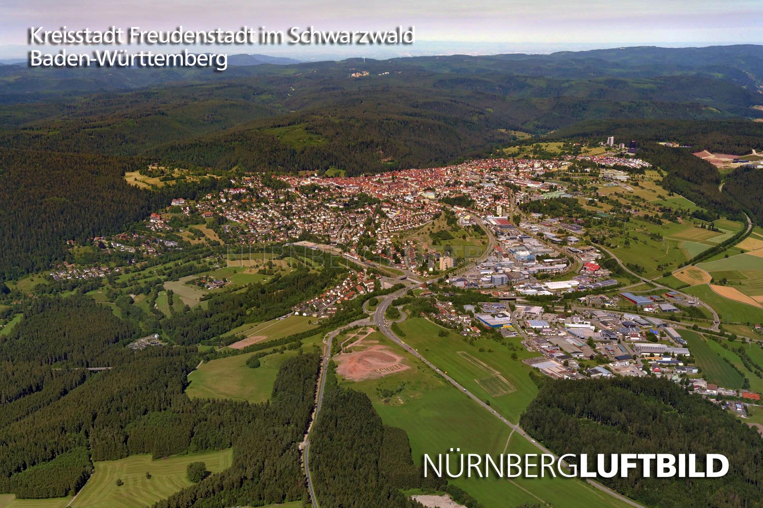 Kreisstadt Freudenstadt im Schwarzwald, Baden-Württemberg
