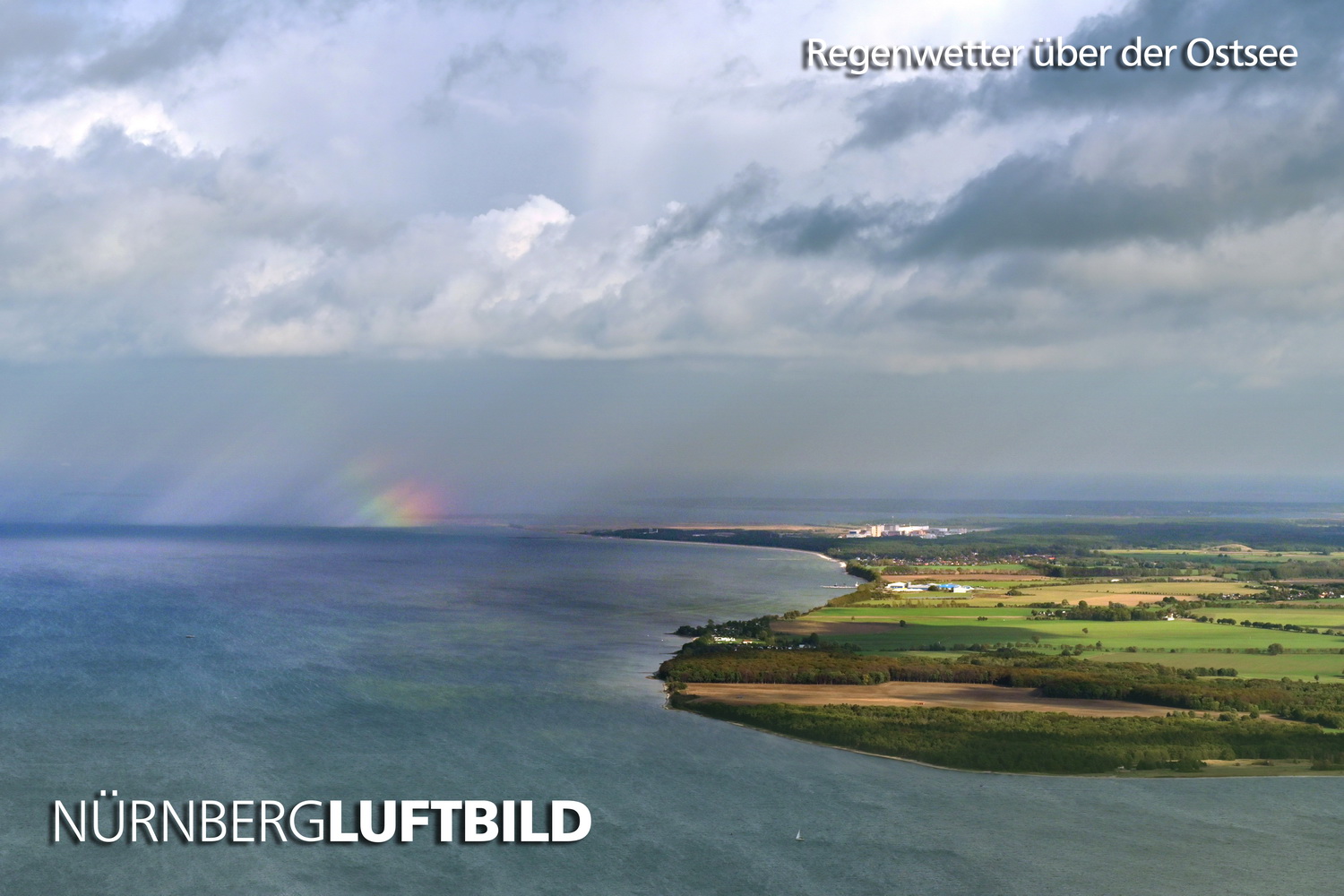 Regenwetter über der Ostsee