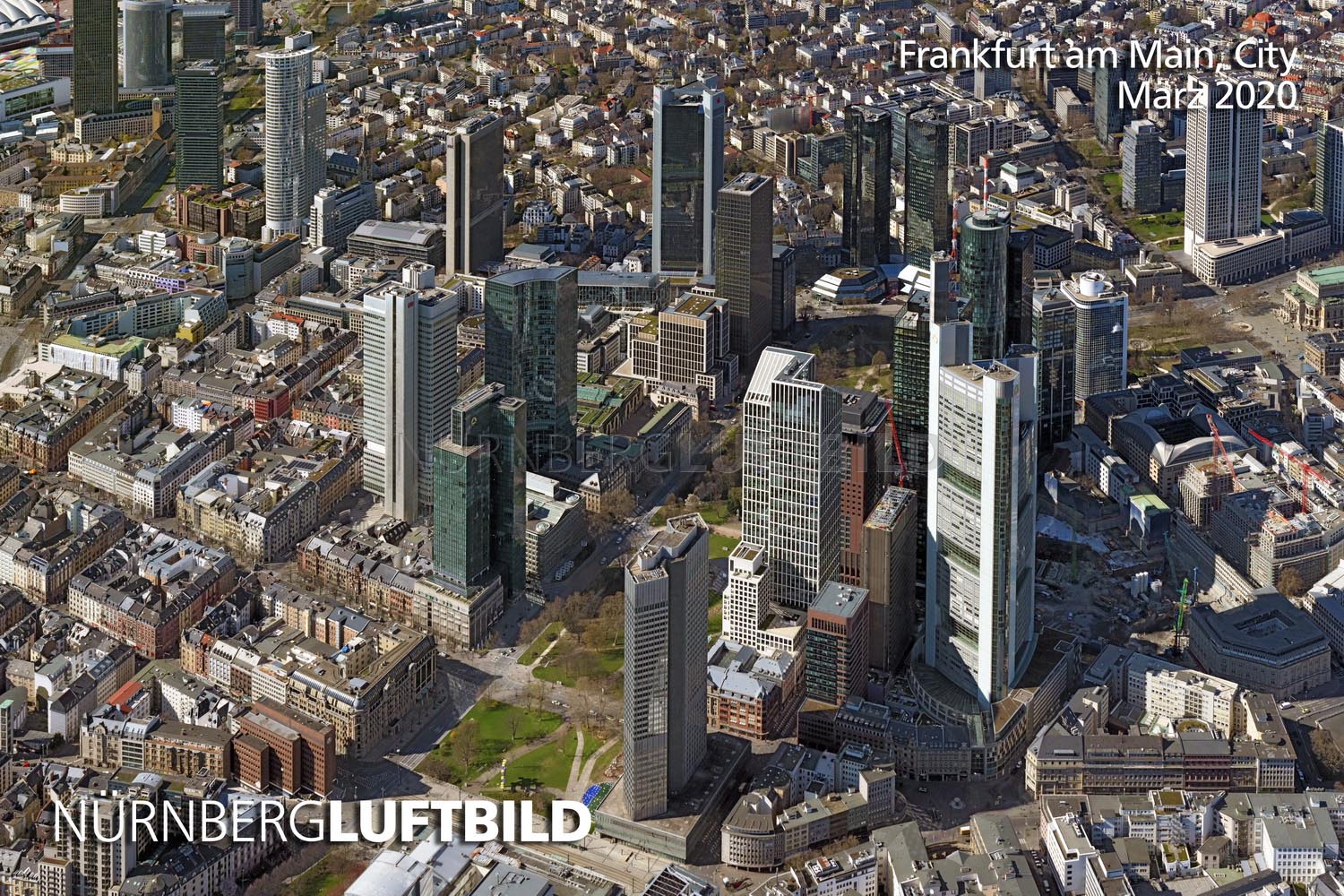 Frankfurt am Main, City, März 2020