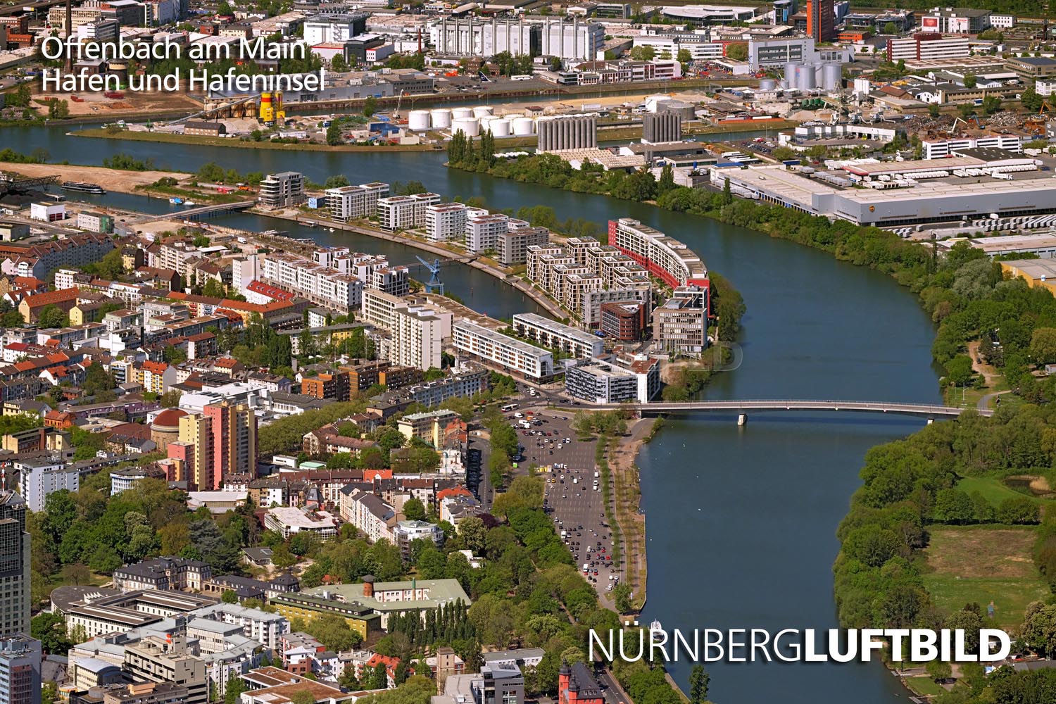 Offenbach Am Main Hafen Und Hafeninsel