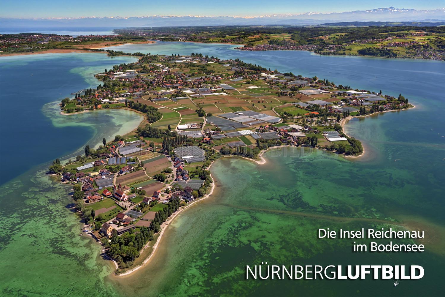 Die Insel Reichenau im Bodensee