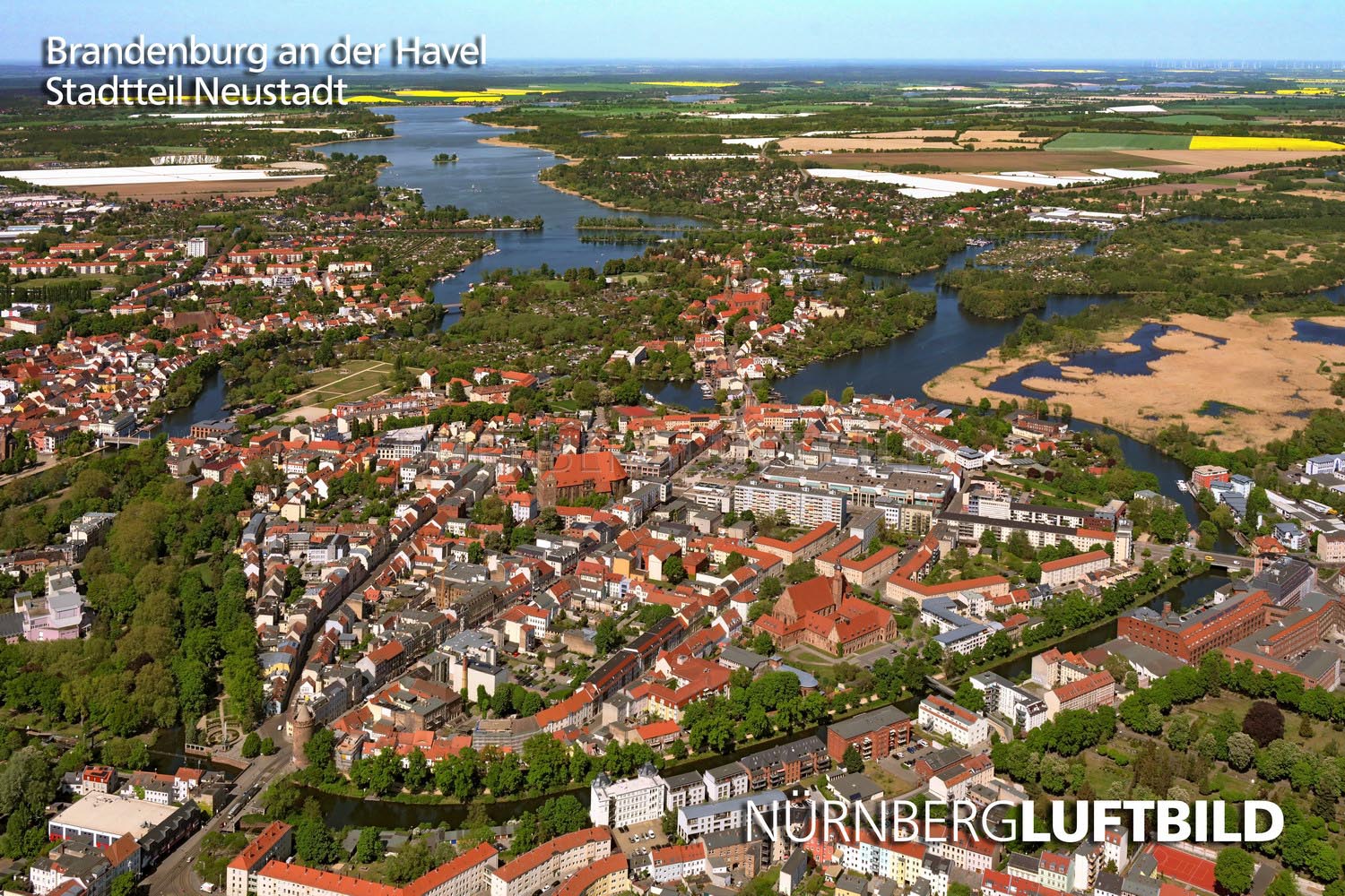 Brandenburg an der Havel, Stadtteil Altstadt, Luftbild
