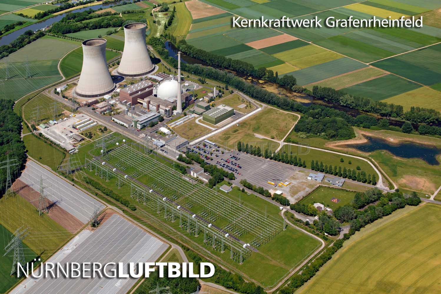 Kernkraftwerk Grafenrheinfeld, Luftaufnahme