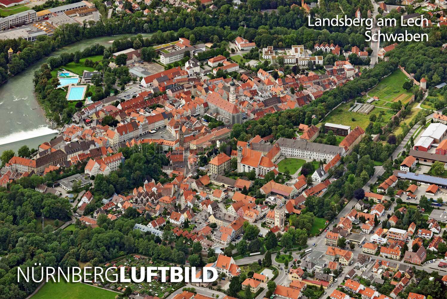 Landsberg am Lech, Luftaufnahme