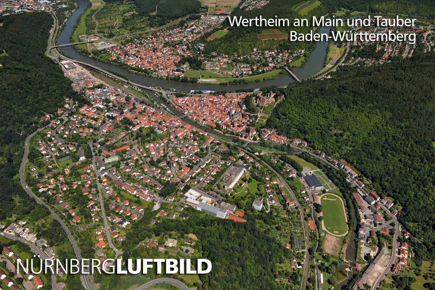 Wertheim an Main und Tauber, Luftbild