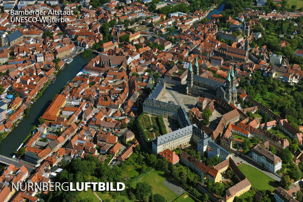 Bamberger Altstadt, Luftaufnahme