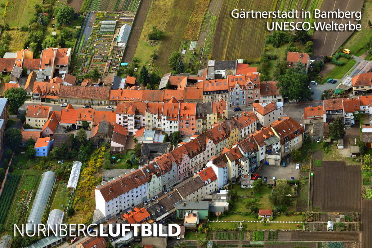 Gärtnerstadt in Bamberg, Luftbild