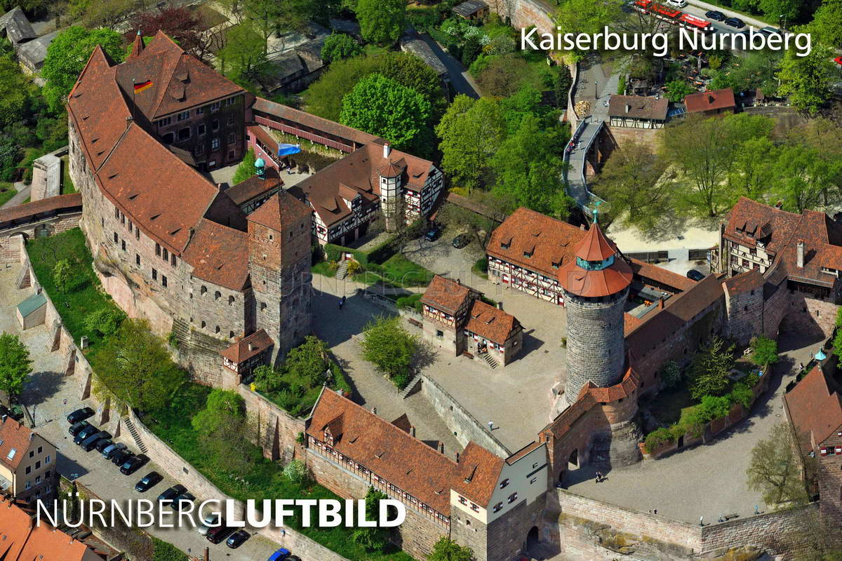 Kaiserburg Nürnberg, Luftaufnahme