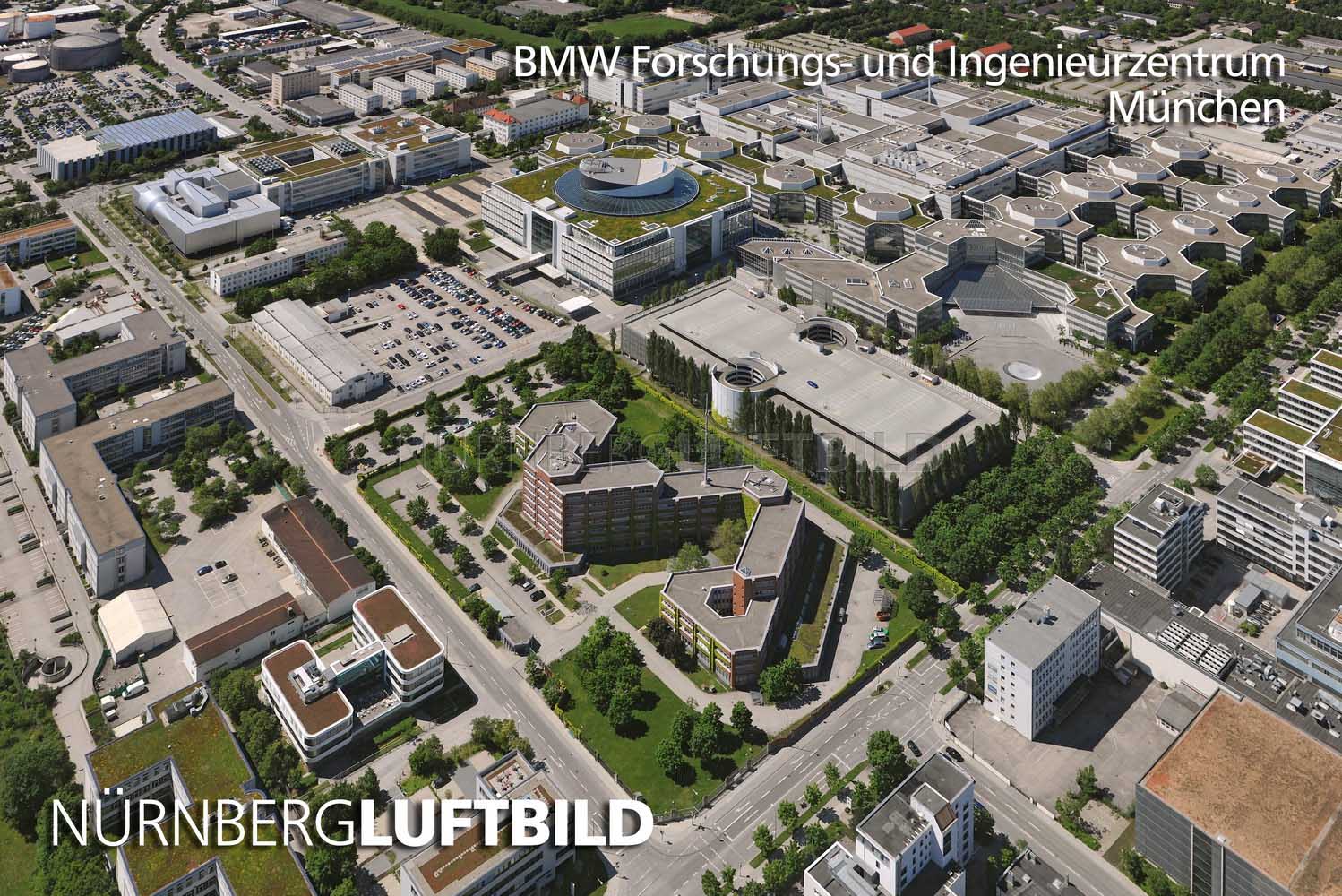BMW Forschungs- und Ingenieurzentrum, München, Luftbild
