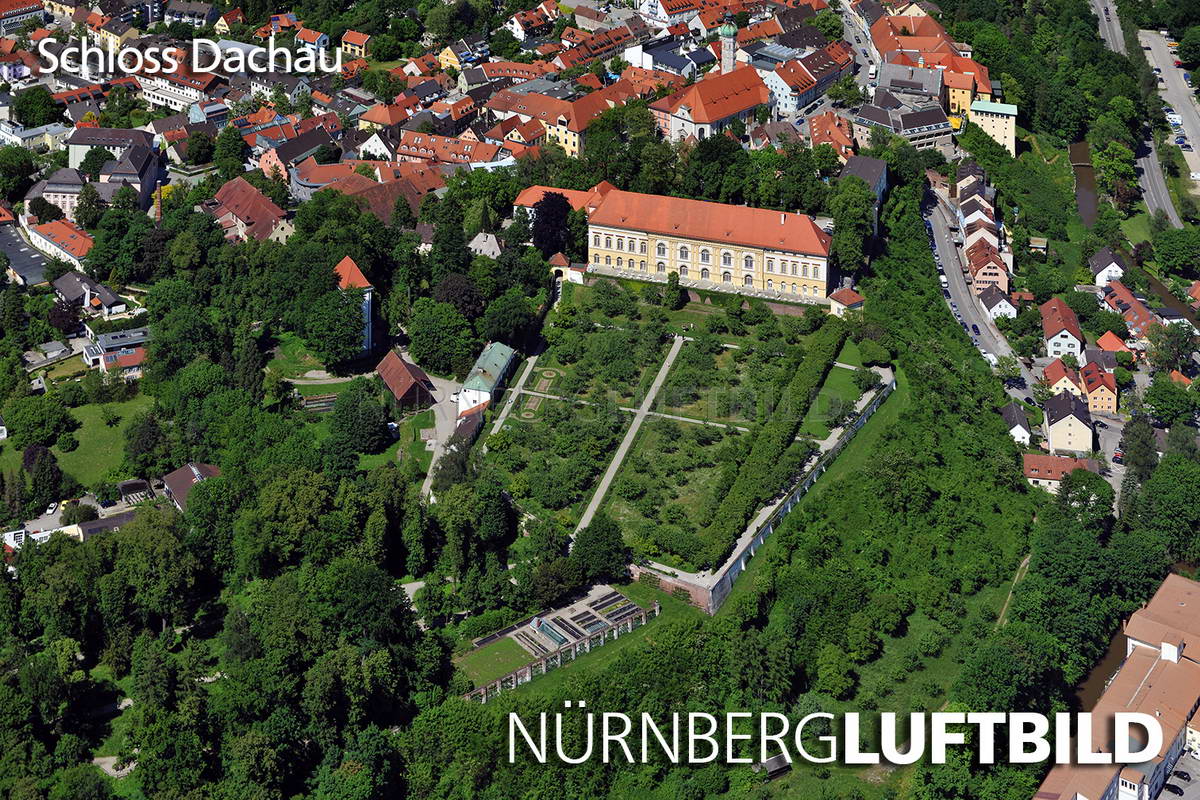 Schloss Dachau, Luftbild