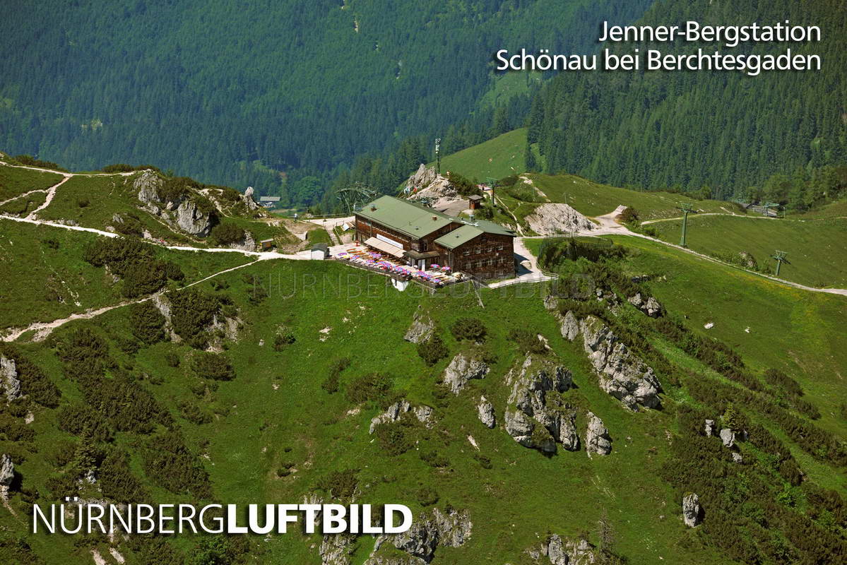 Jenner-Bergstation, Schönau bei Berchtesgaden, Luftbild