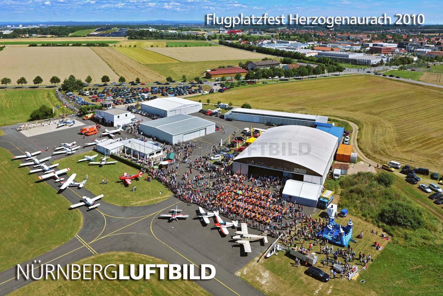 Flugplatzfest Herzogenaurach 2010, Luftaufnahme
