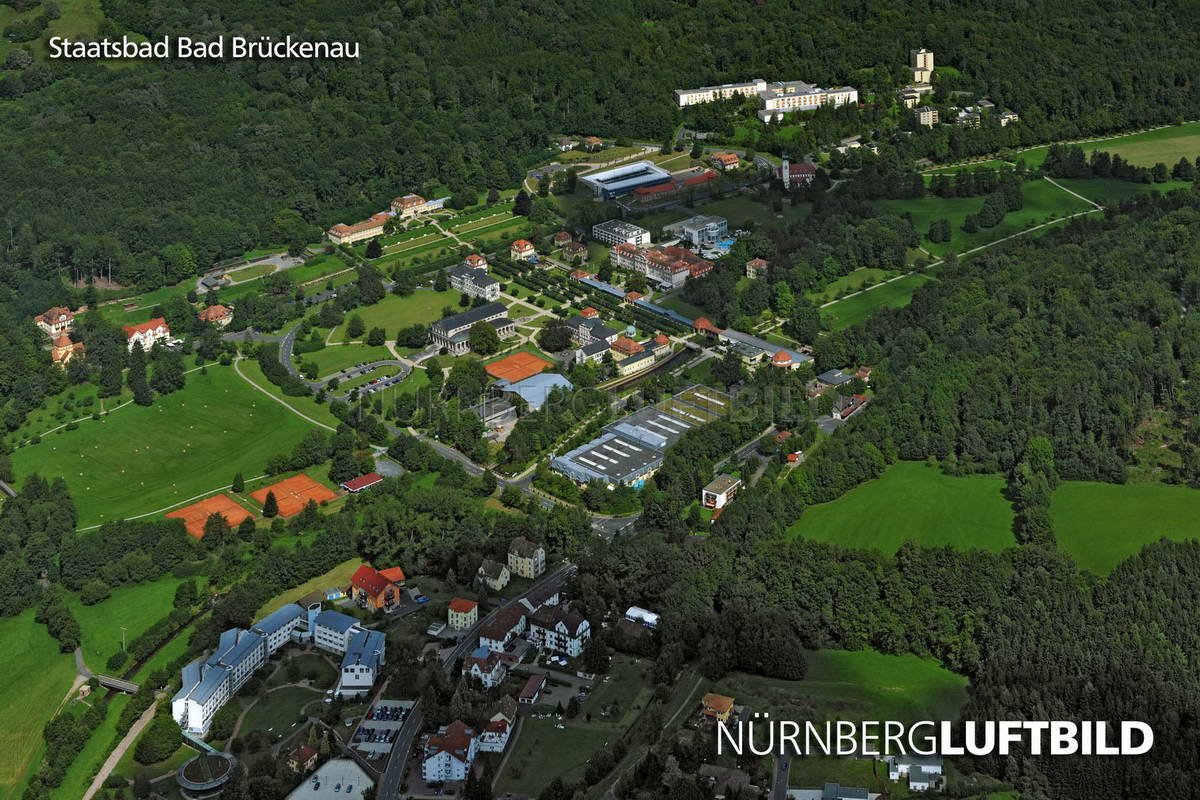 Staatsbad Bad Brückenau, Luftbild