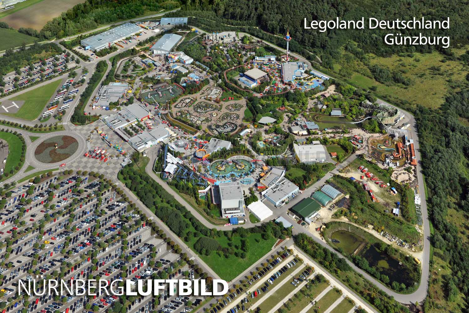Legoland Deutschland in Günzburg, Luftaufnahme