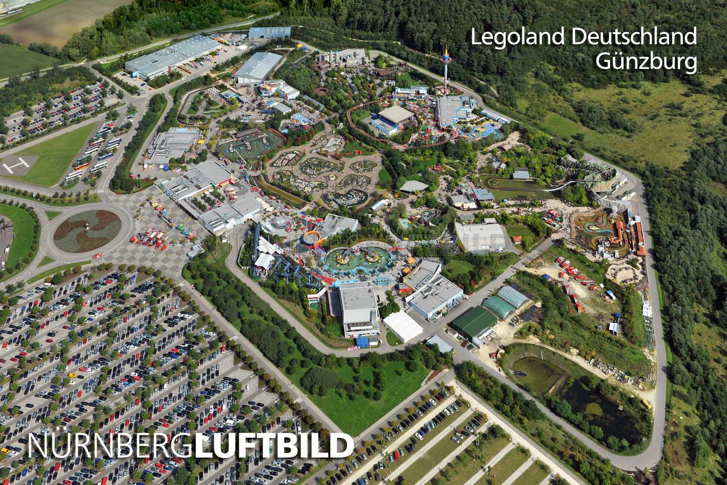 Legoland Deutschland In Gunzburg Luftaufnahme