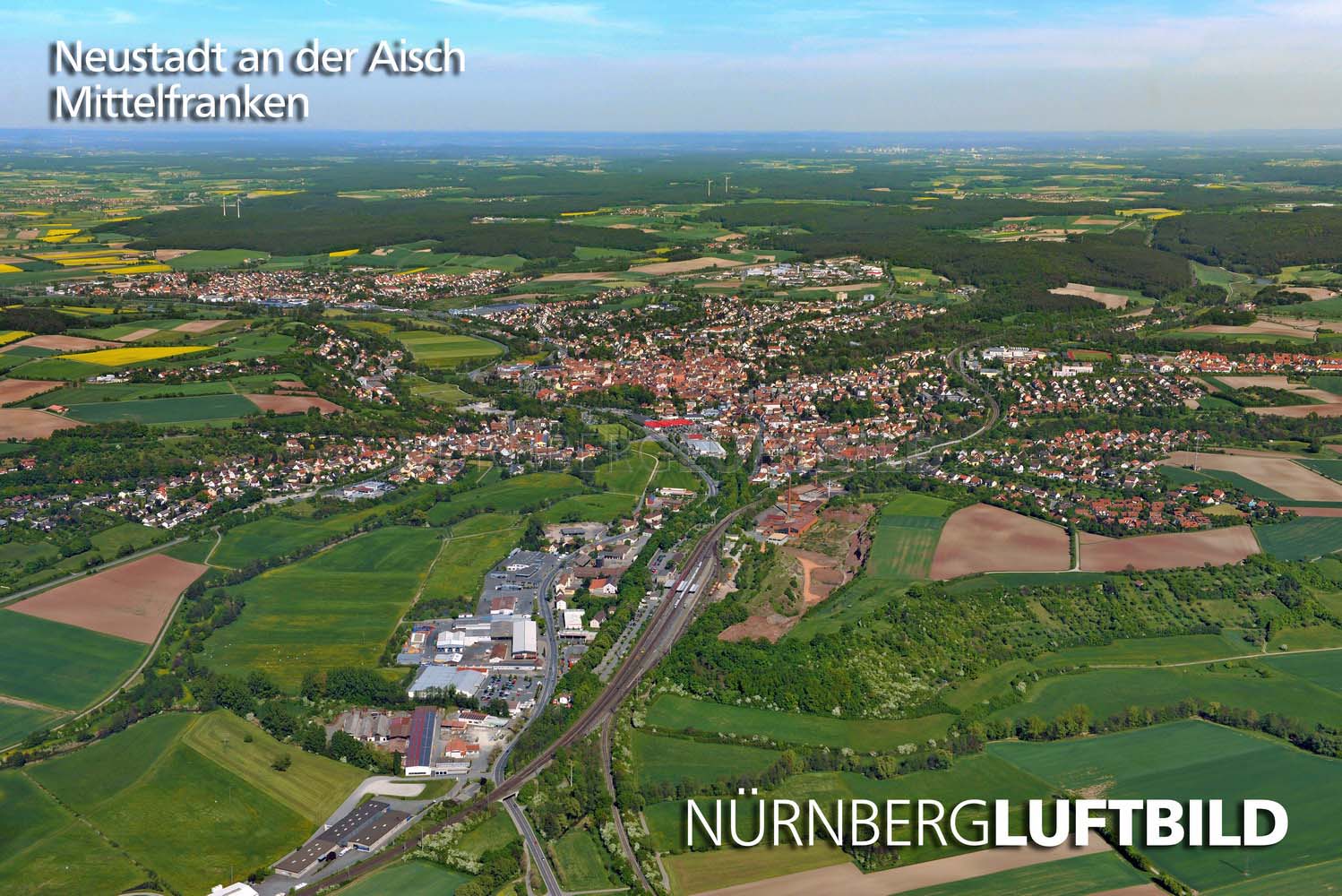 Neustadt an der Aisch, Luftaufnahme