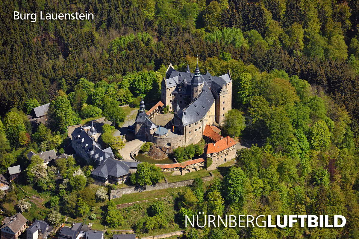 Burg Lauenstein, Luftaufnahme