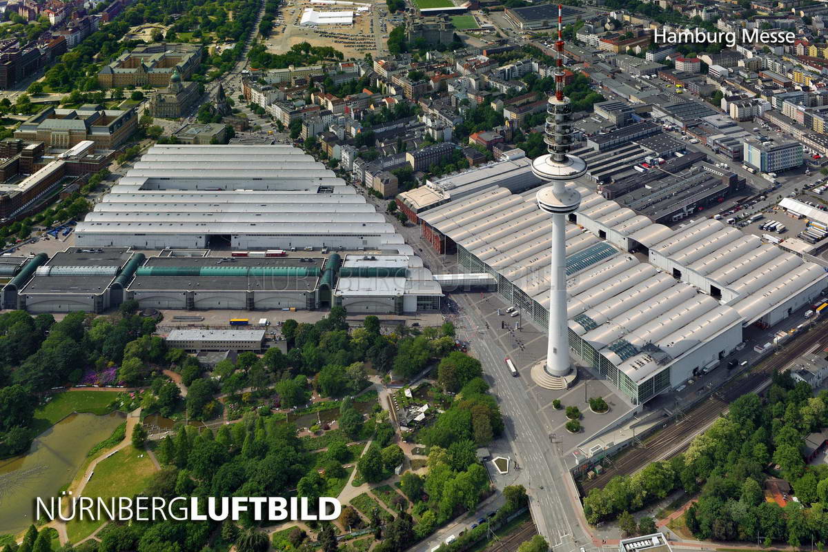 Hamburg Messe, Luftaufnahme