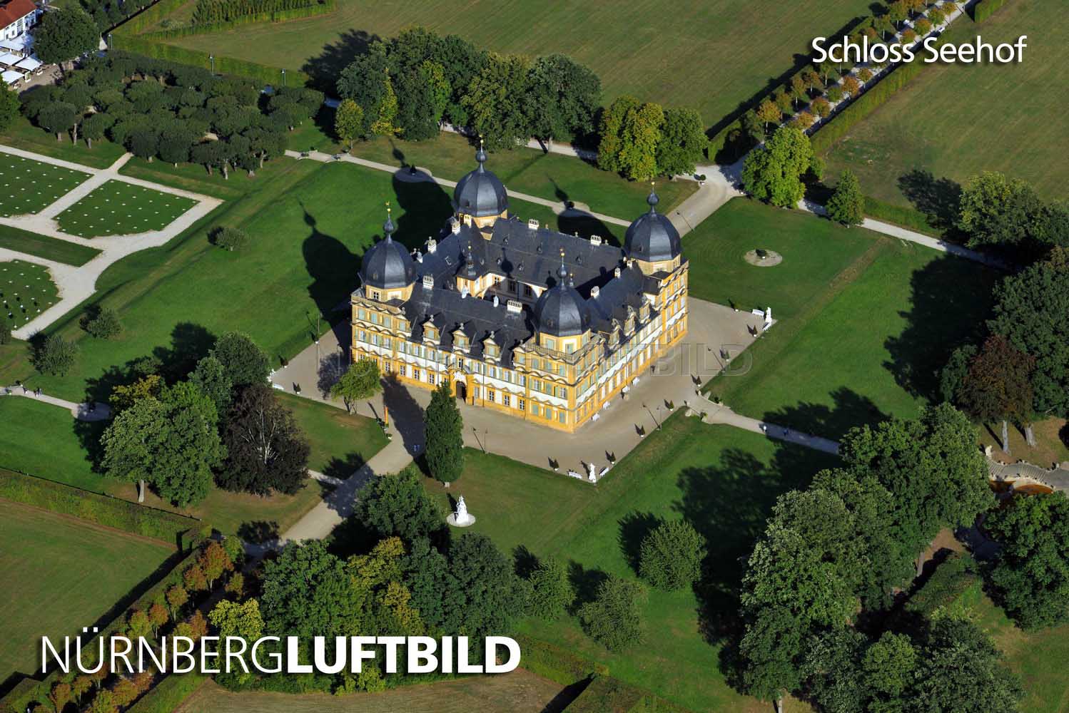 Schloss Seehof, Luftaufnahme