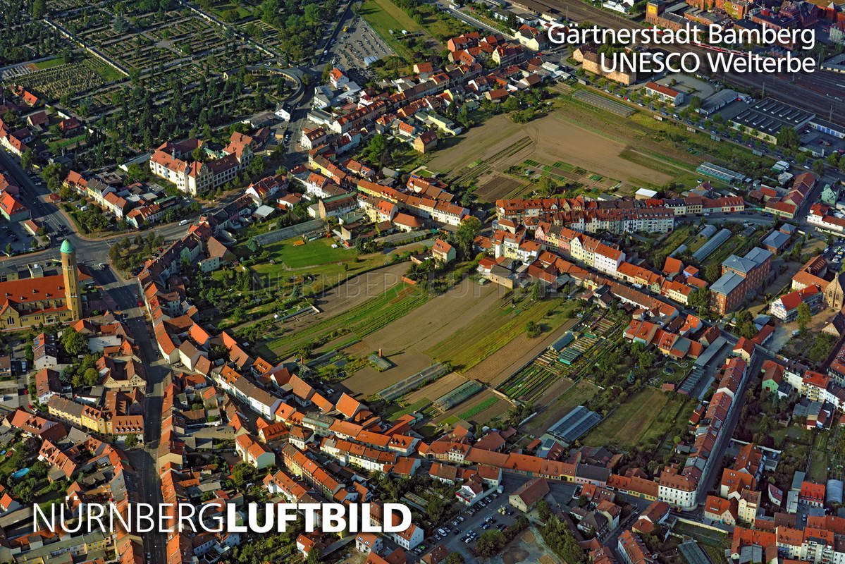 Gärtnerstadt Bamberg, Luftaufnahme
