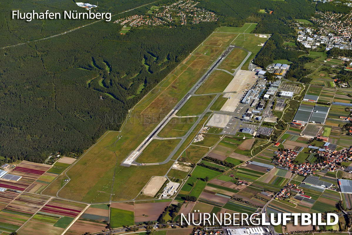 Flughafen Nürnberg, Luftaufnahme